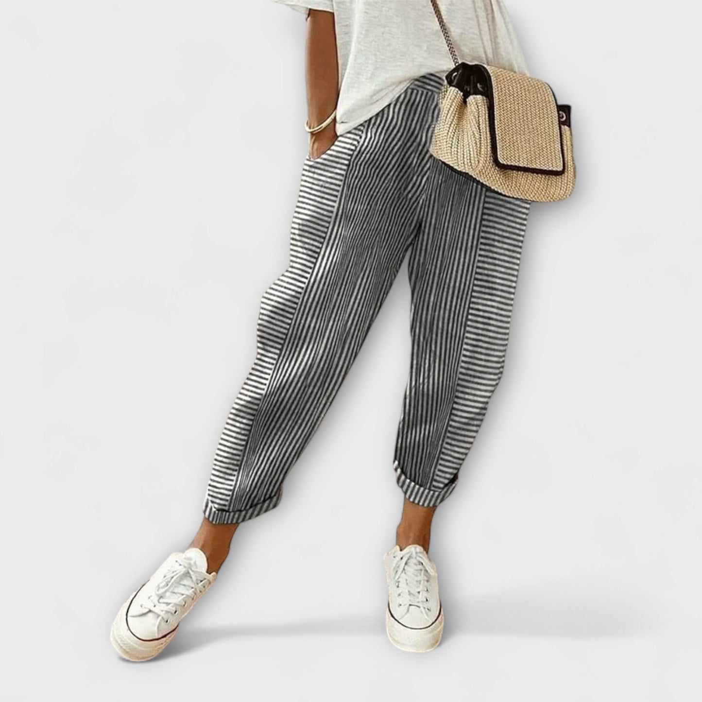 Comfortable and Stylish Striped Pants
