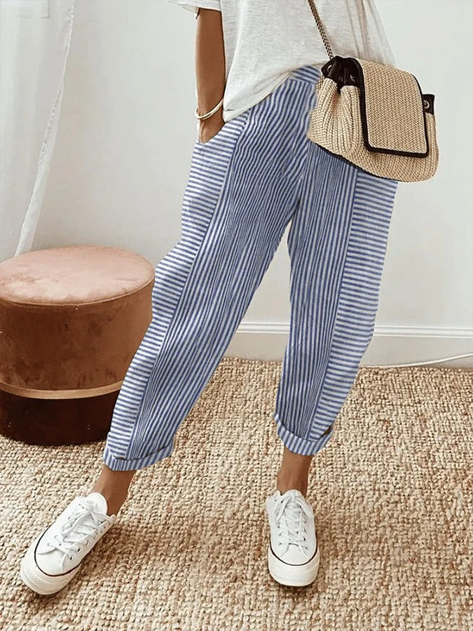 Laura - Striped Pants Laura