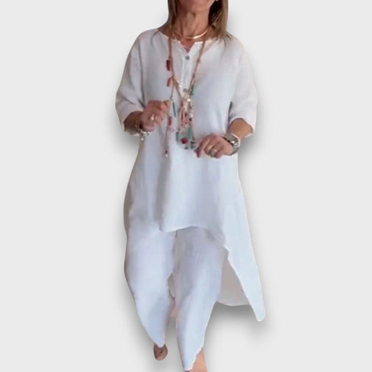 Mirala – Summer Suit with an Asymmetrical Touch