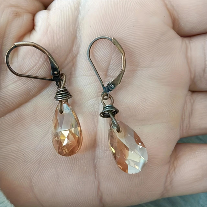 Boho Earrings with Sparkling Stones
