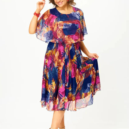 Comfortable Chiffon Dresses in Plus Sizes