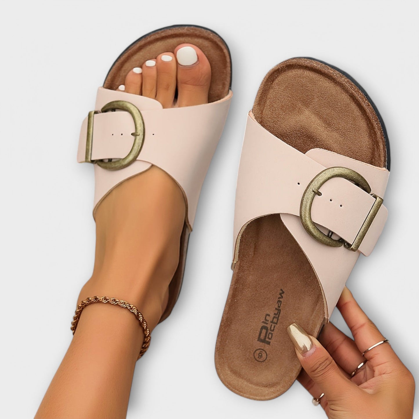 Women's Summer Flip-Flops with Adjustable Straps