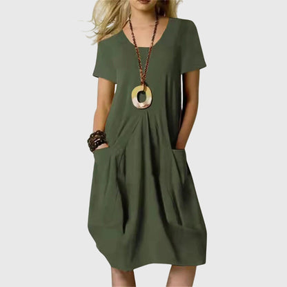 "Yisabela" | Casual Summer Dress with Pockets.