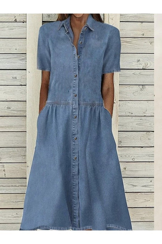 Eden – Casual Denim Dress