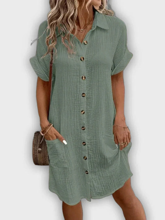 Santal™ Midi Dress for Summer - Elegant and Comfortable