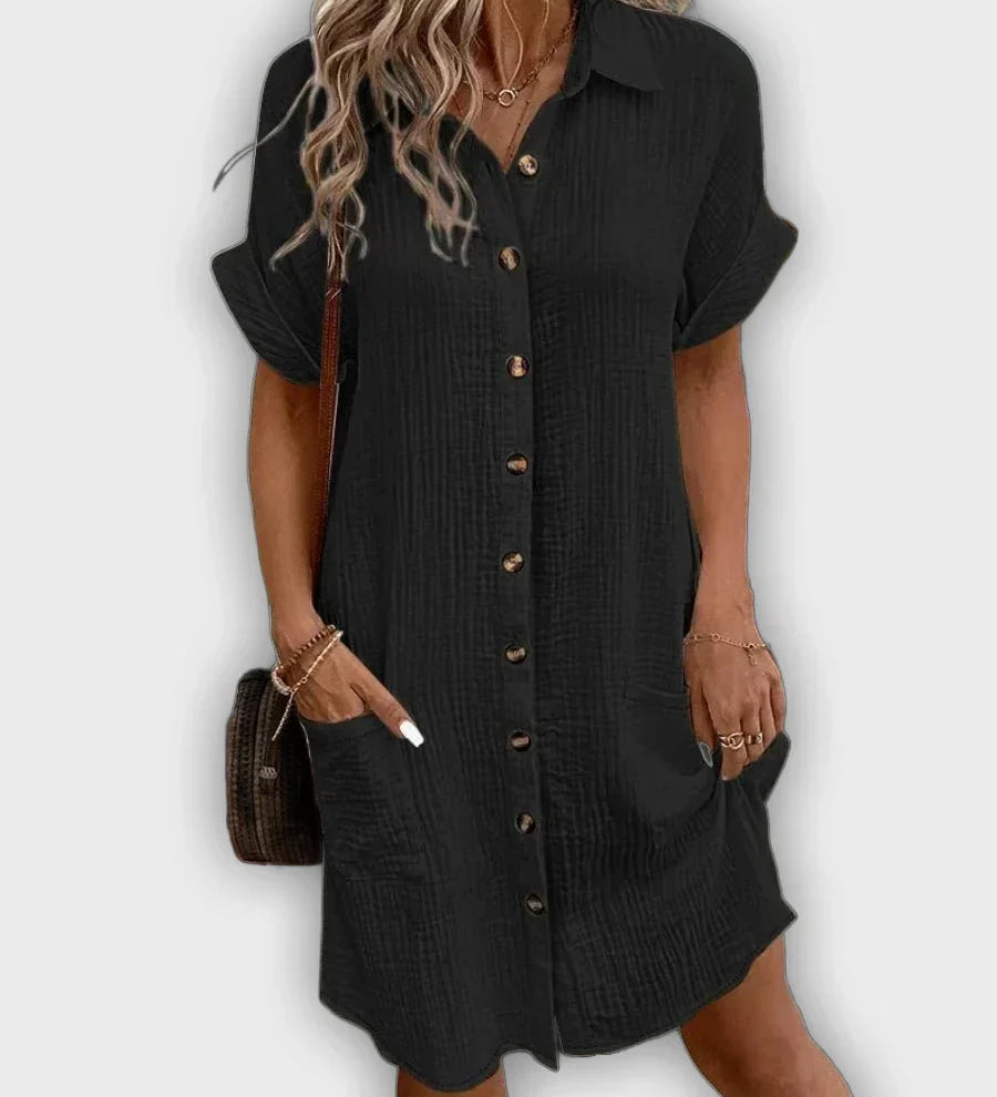 Santal™ Midi Dress for Summer - Elegant and Comfortable