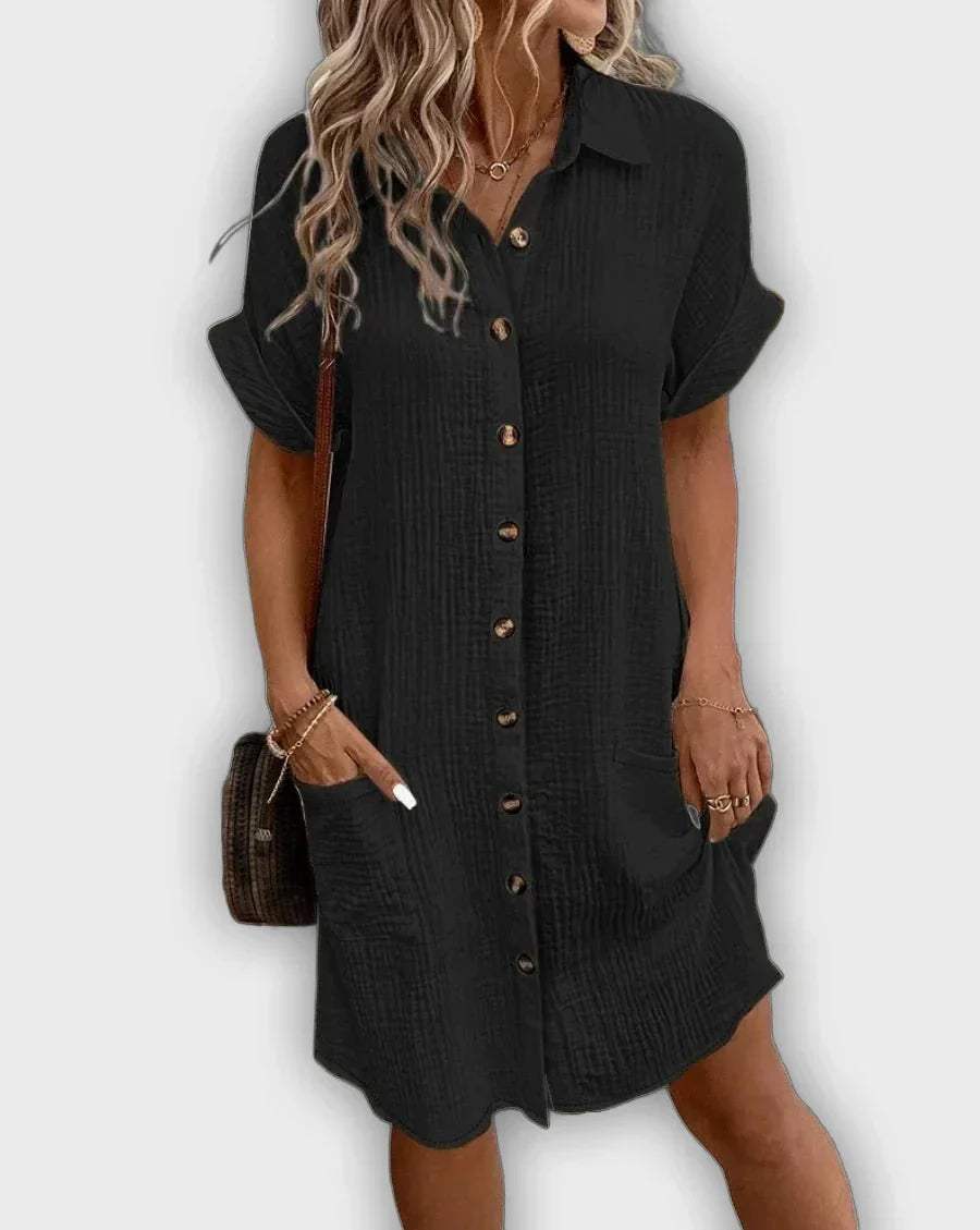Santal™ Midi Dress for Summer - Elegant and Comfortable