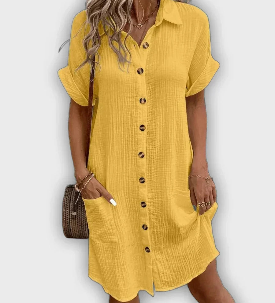 Santal™ Midi Dress for Summer - Elegant and Comfortable