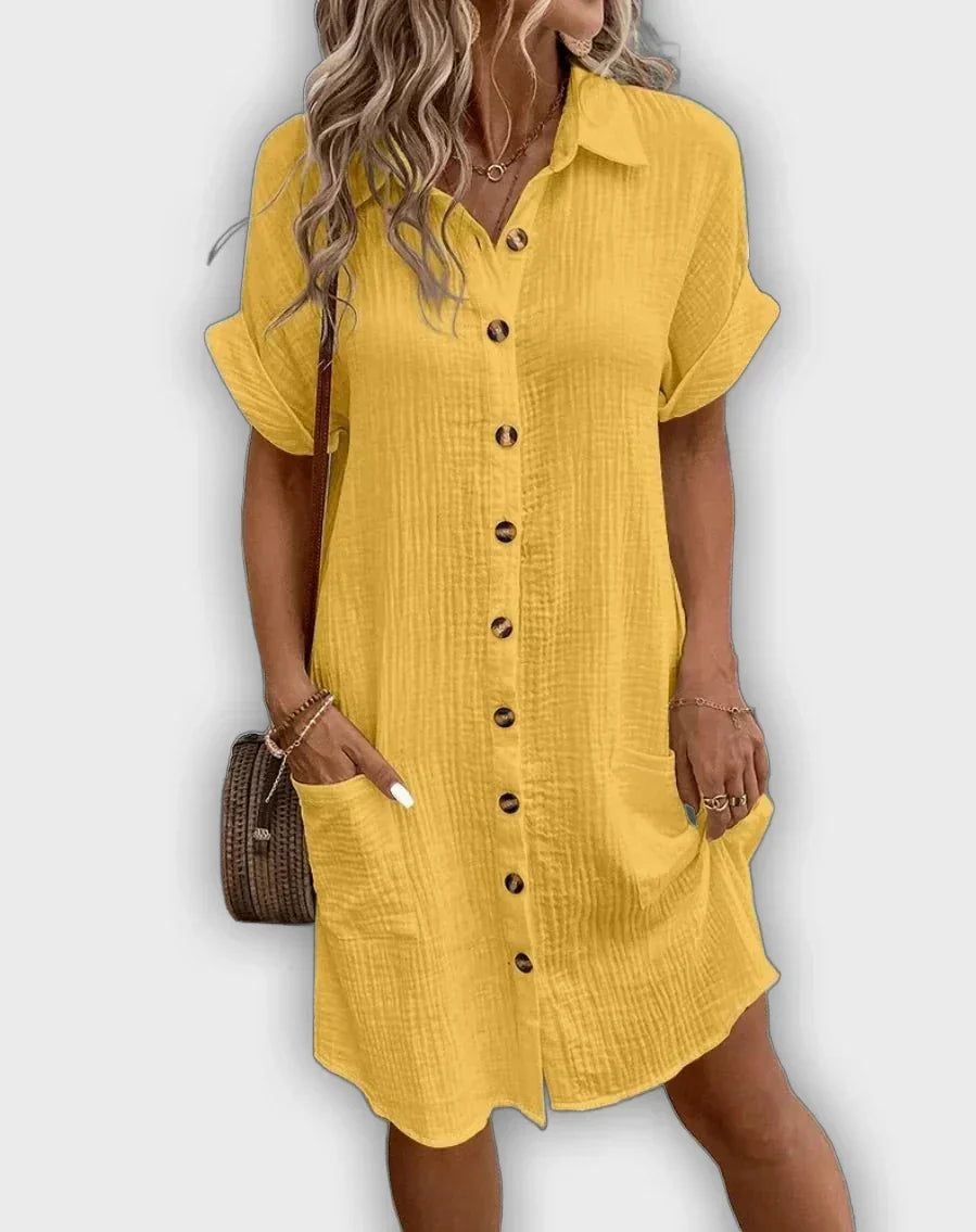 Santal™ Midi Dress for Summer - Elegant and Comfortable