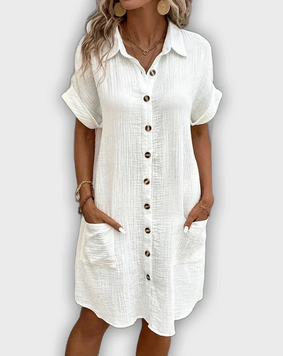 Santal™ Midi Dress for Summer - Elegant and Comfortable