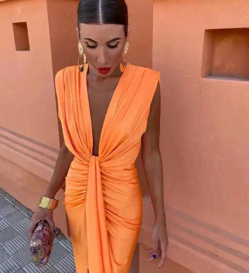 Cordelia | Elegant Draped Dress