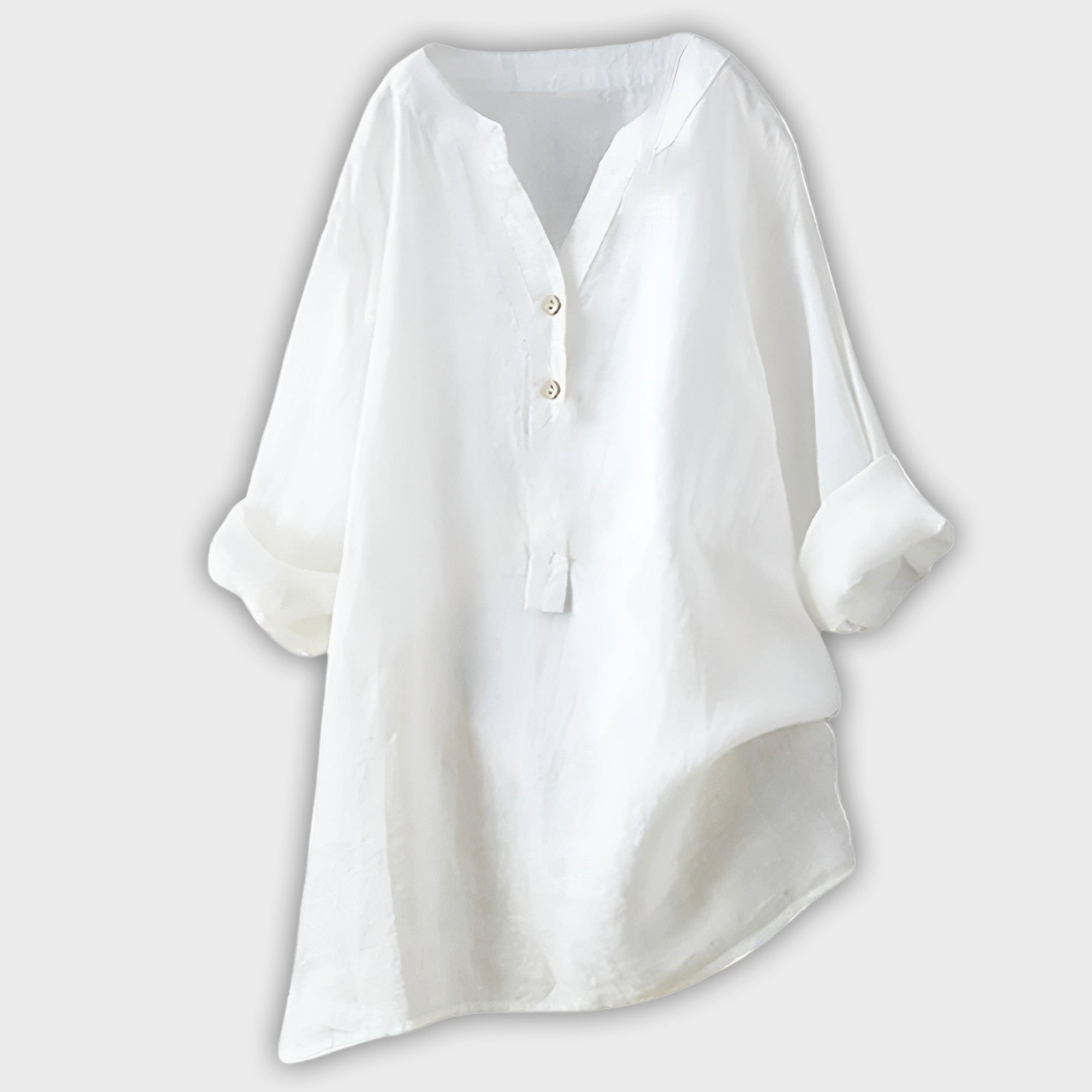 Lightweight Linen Shirt with Buttons – Freshness and Style