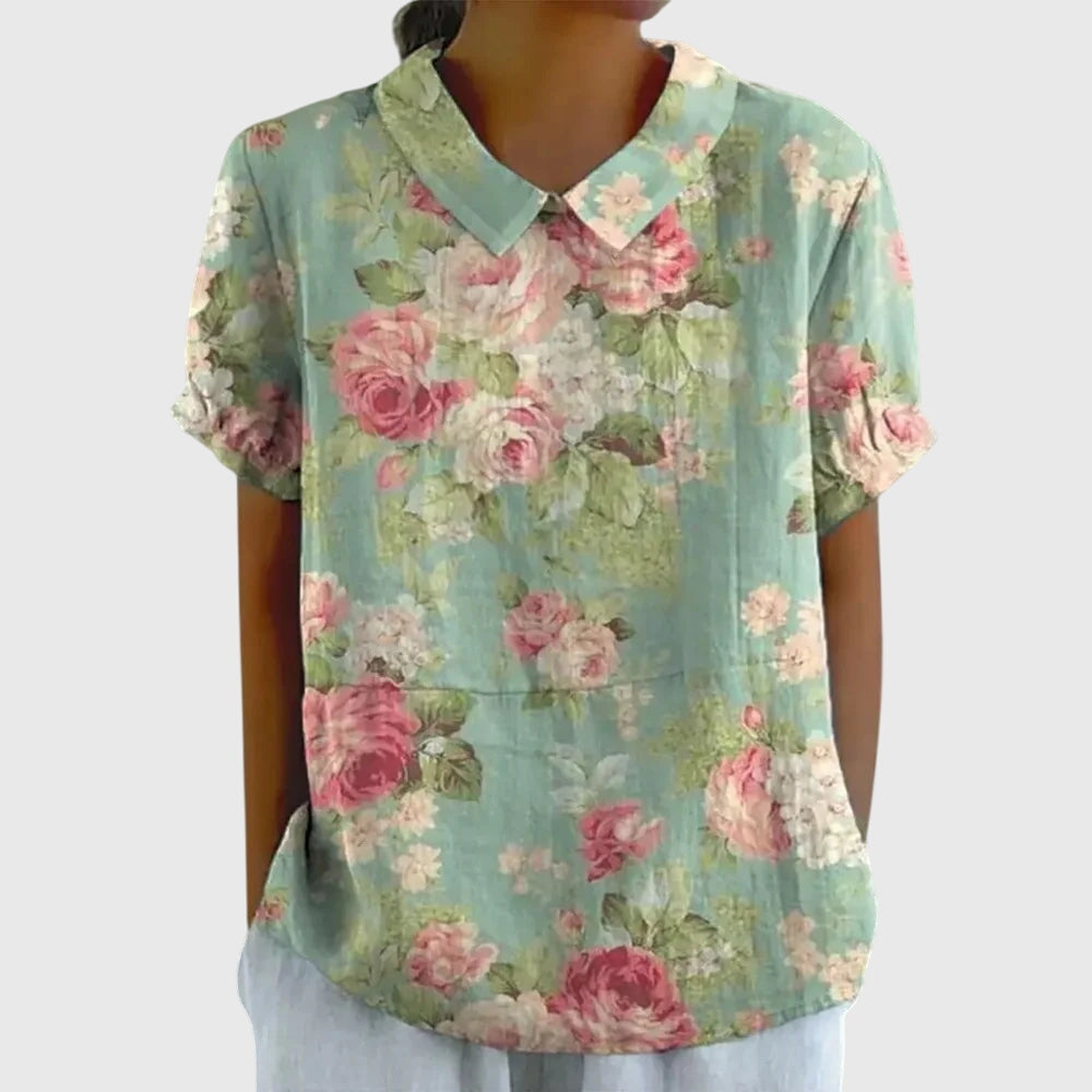 "Clara" | Elegant T-shirt with 3D Print.