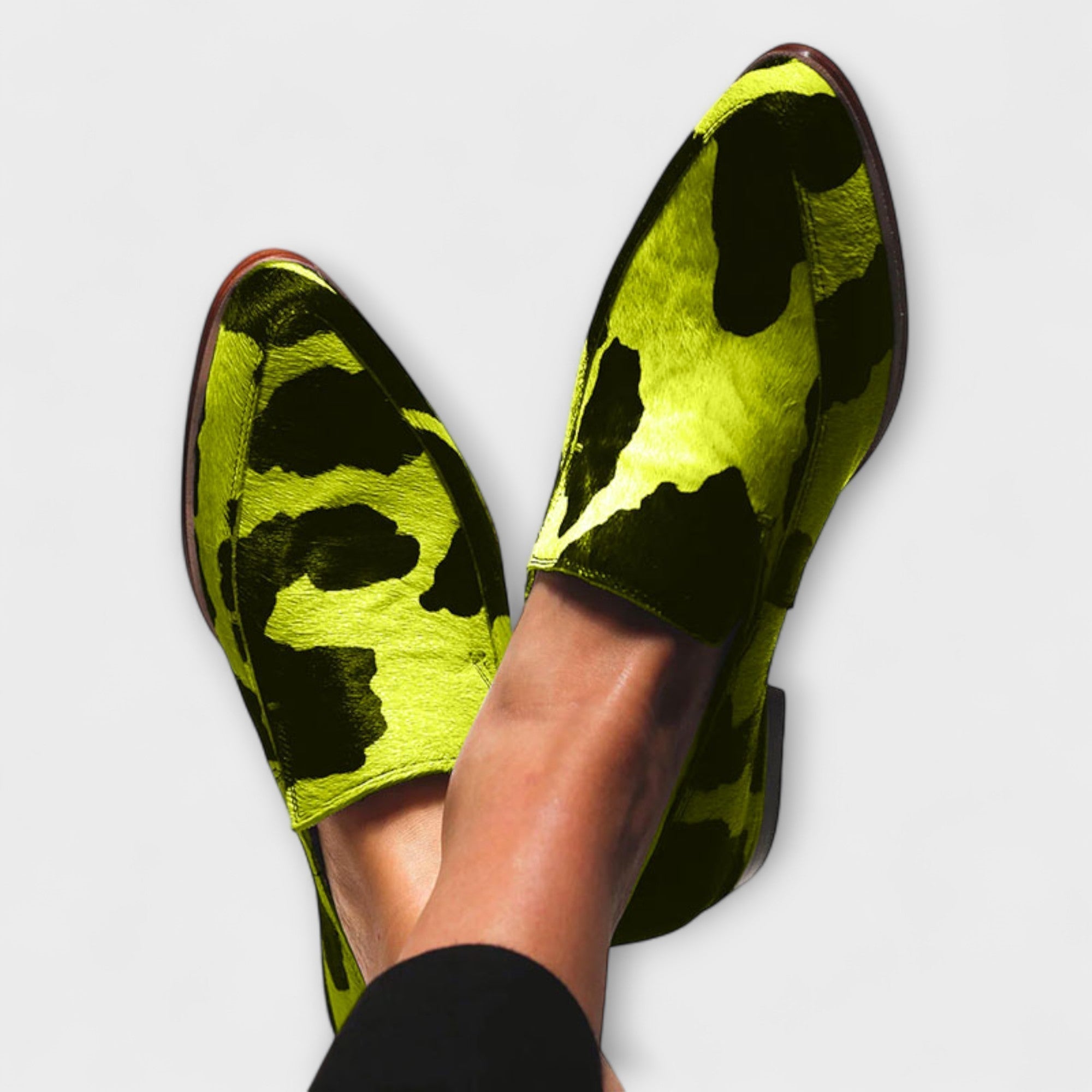 Paloma – Cow Print Shoes