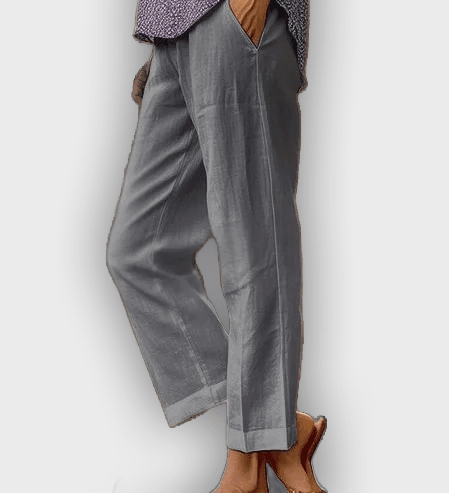 Comfortable Cotton and Linen Pants - Breathable with Relaxed Fit