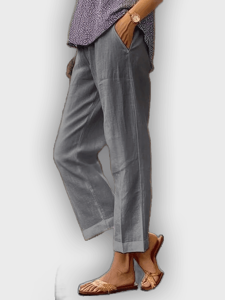 Comfortable Cotton and Linen Pants - Breathable with Relaxed Fit
