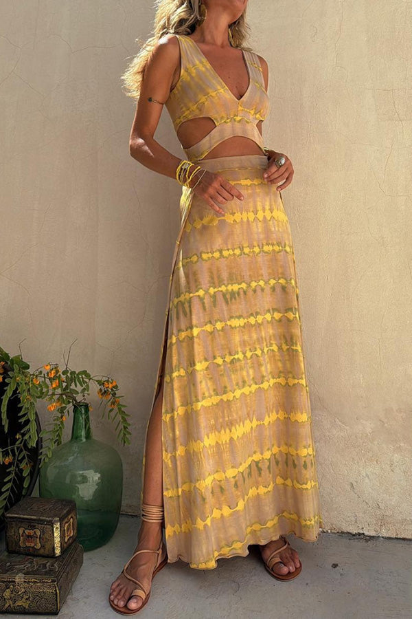 Bianca - Cut-Out Dress with Deep Cut