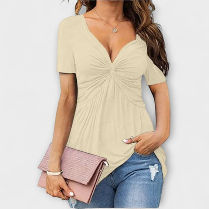 Women's V-Neck T-Shirt - Comfortable and Elegant