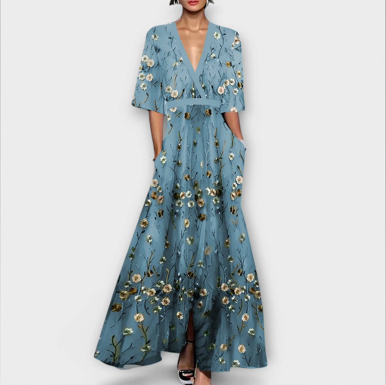 Jenna Maxi Dress - Comfortable and Elegant