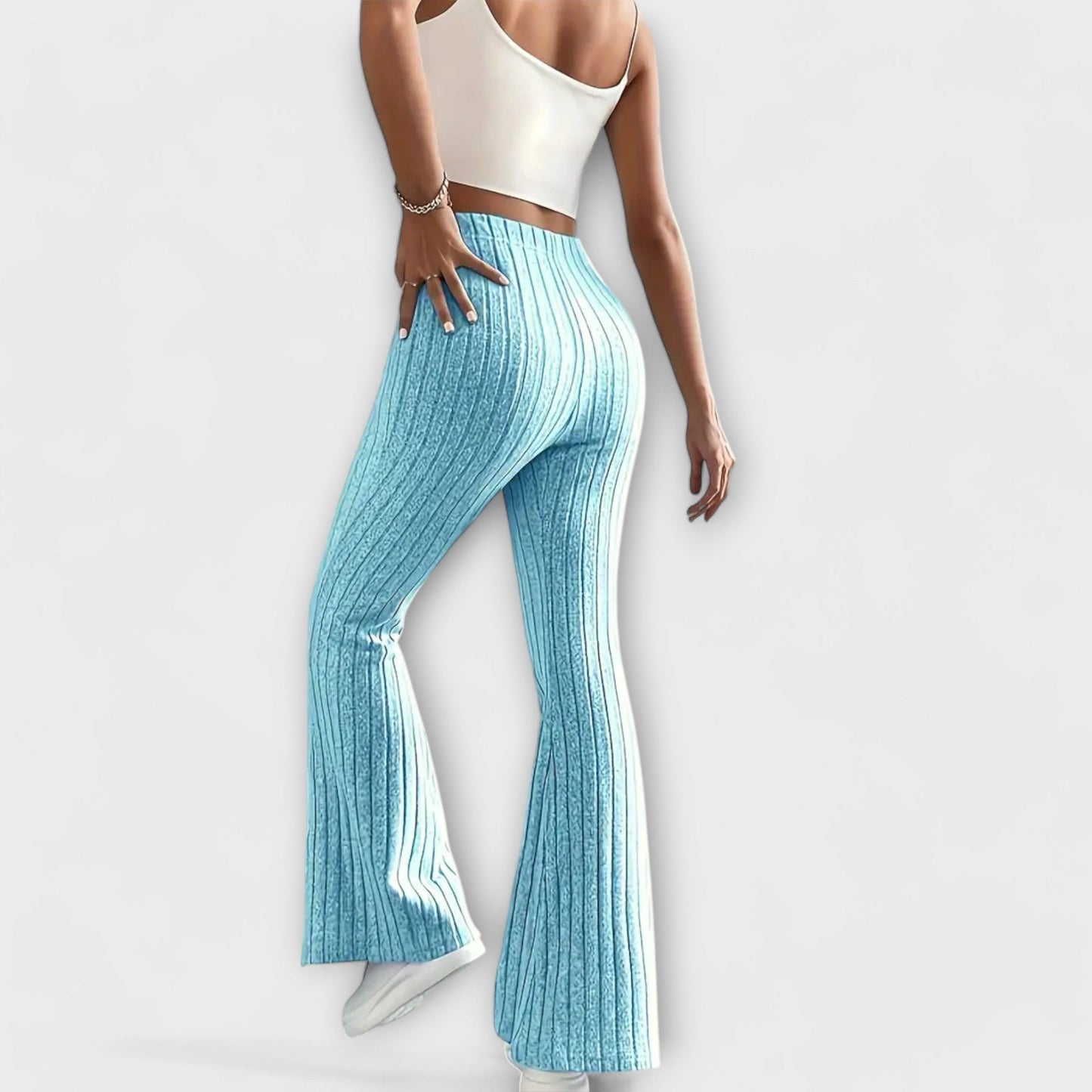 Elegant Women's Pants with Highlighted Cut