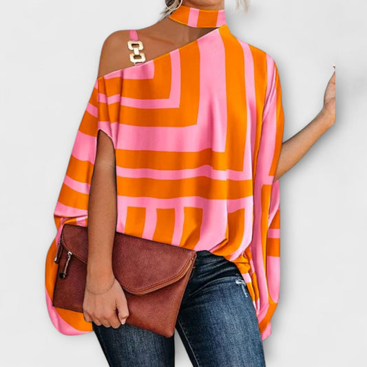 Off-Shoulder Women's Shirt - Comfortable and Elegant for Any Occasion