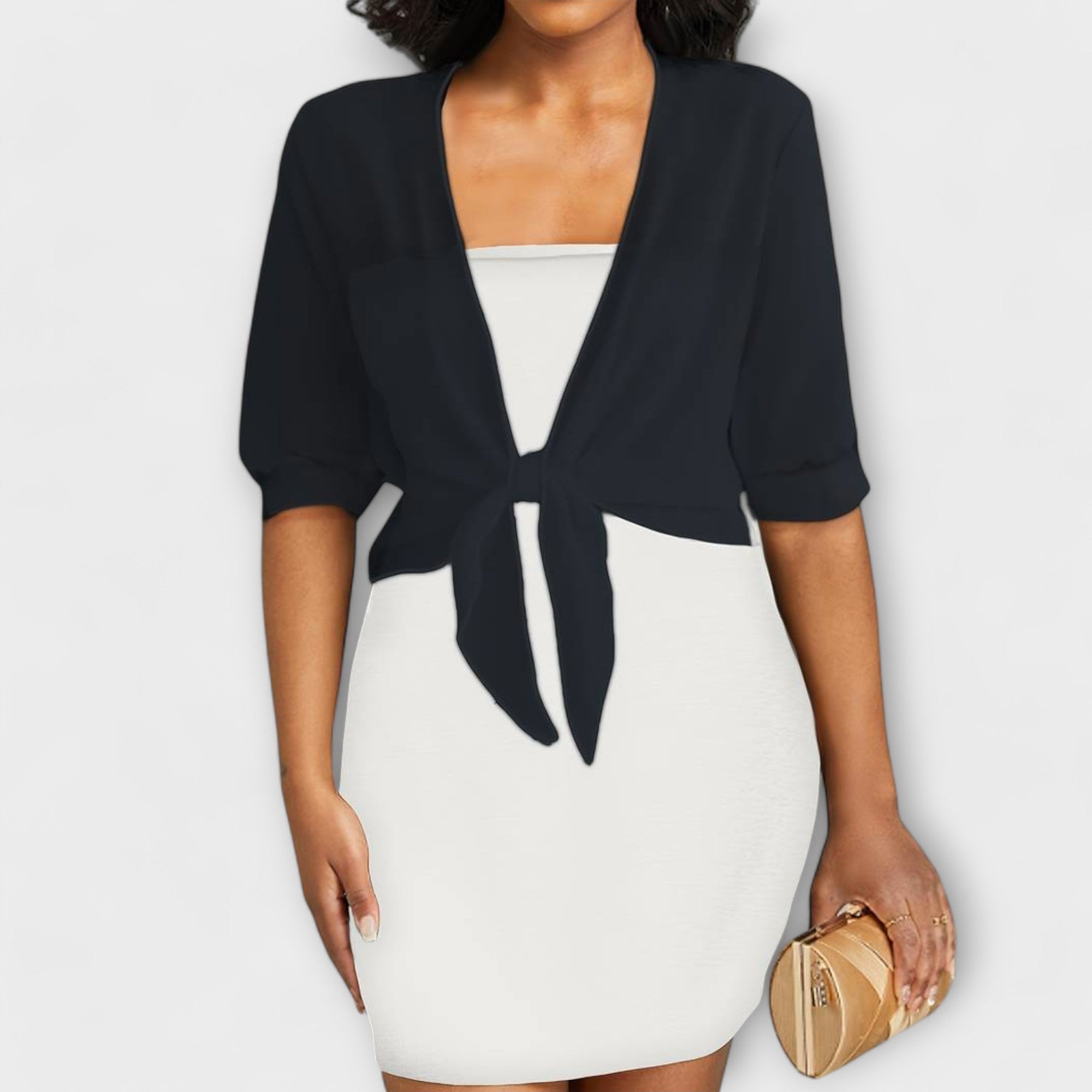 Olivia Open Front Shirt - Comfort and Elegance