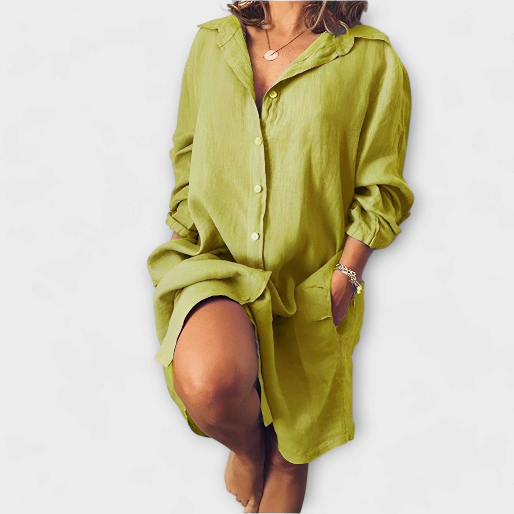 Casual Linen Shirt for Women - Elegant and Comfortable