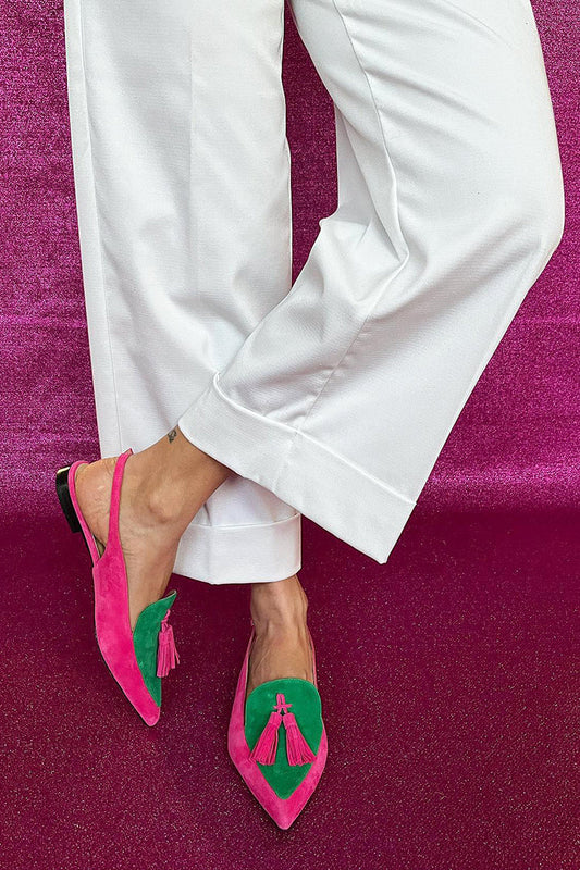 Frandesa | Ballerinas with Fringe and Ankle Strap