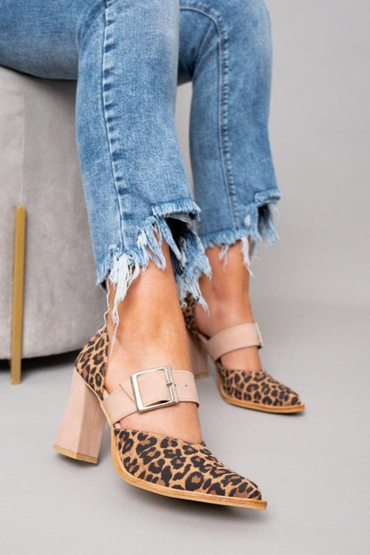 Salbeta | Diamond Manmar Sandals with Stable Heels