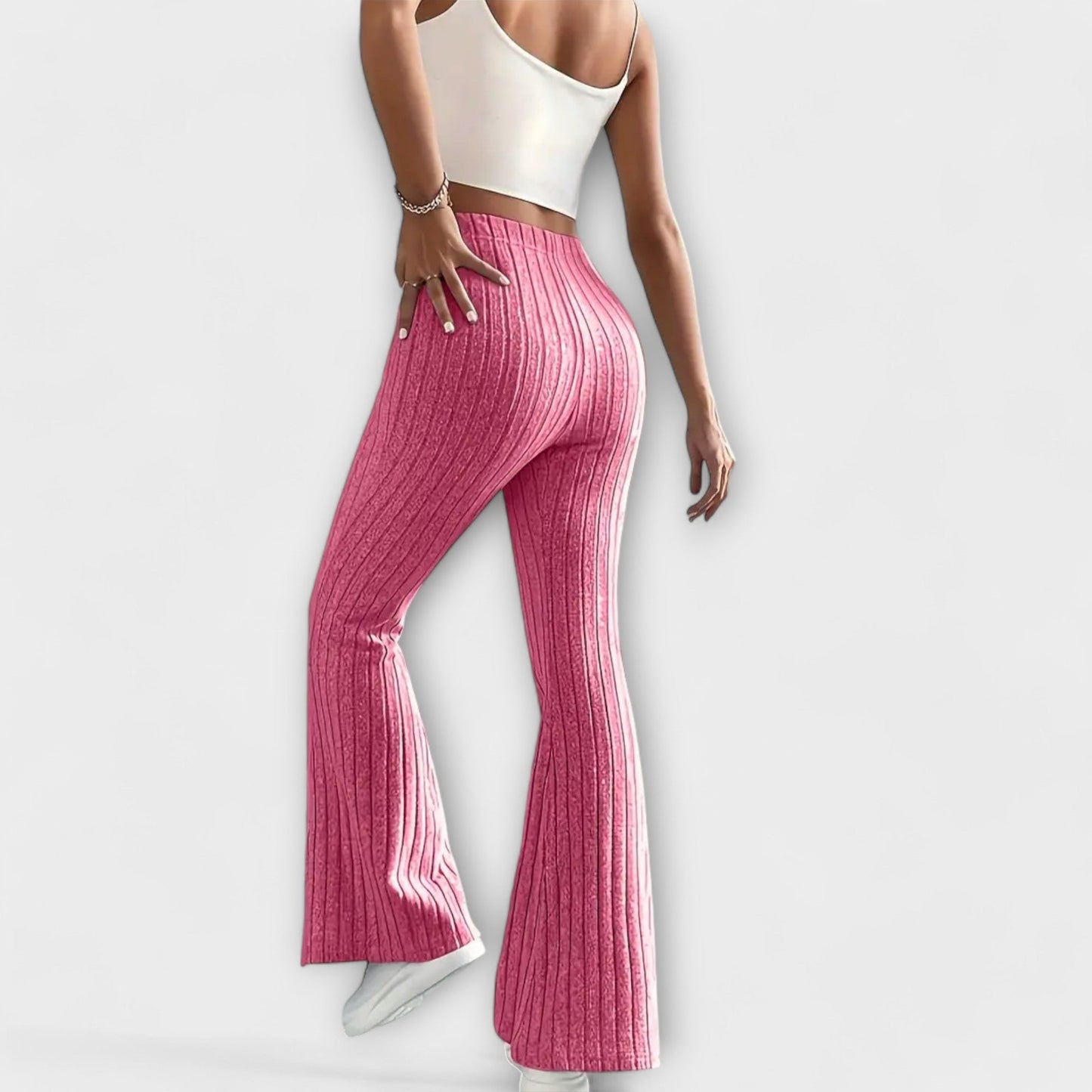 Elegant Women's Pants with Highlighted Cut