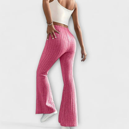 Elegant Women's Pants with Highlighted Cut