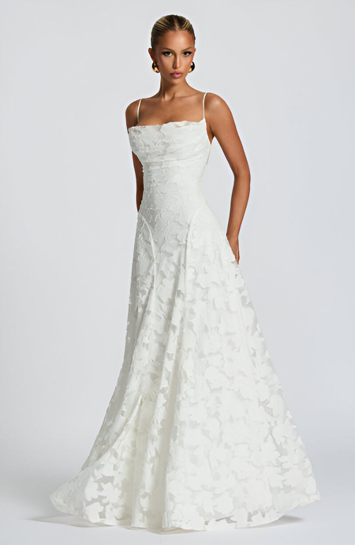 Francisa™ | Maxi Dress with Lace