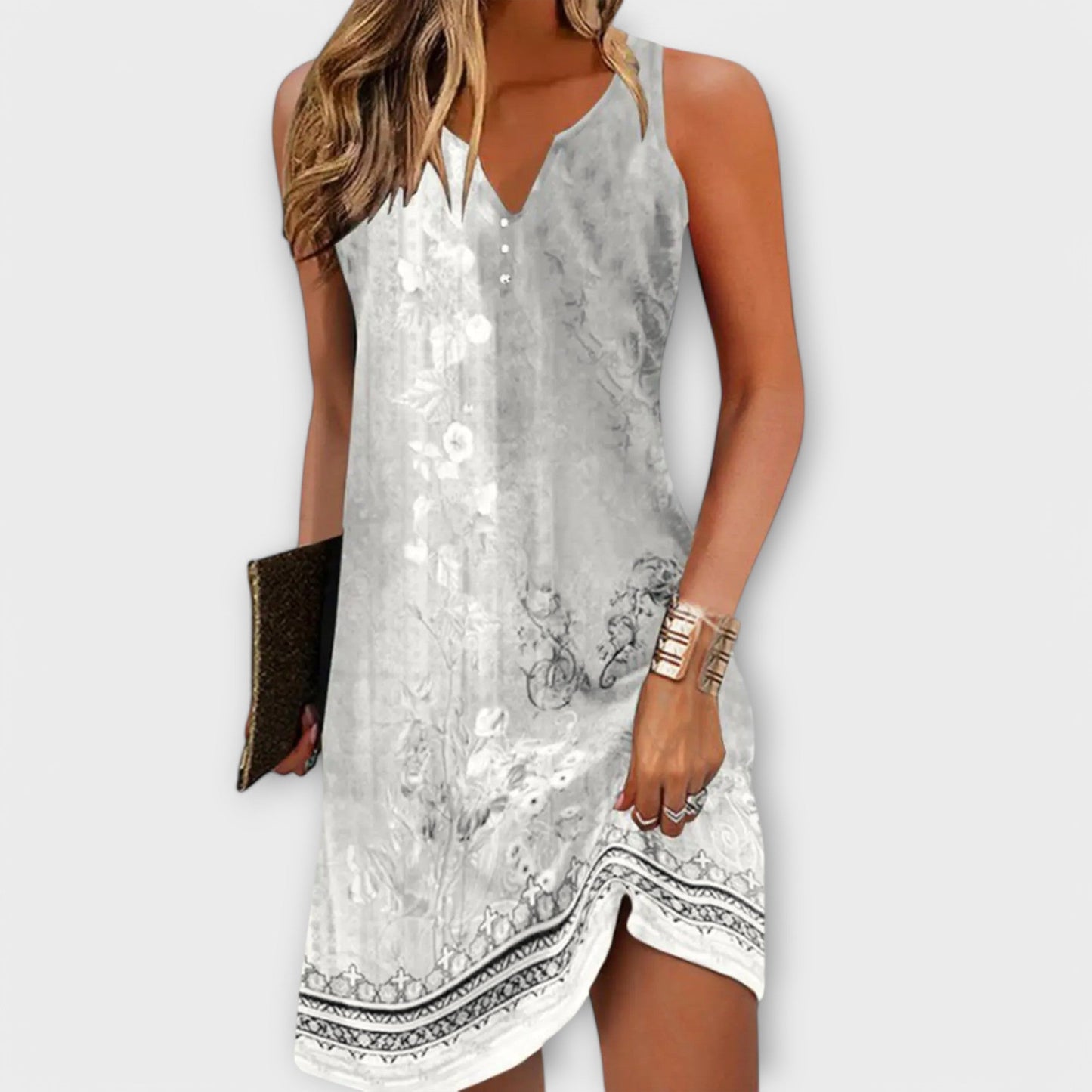 Floral Midi Tessa Dress for Women - Elegant and Comfortable Summer
