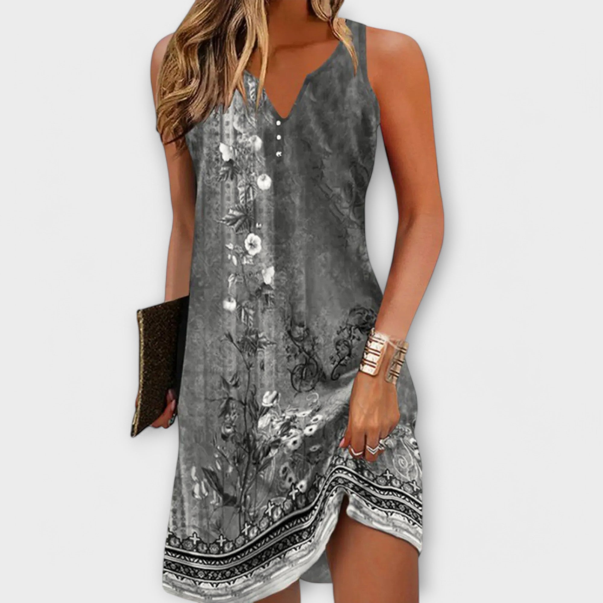 Floral Midi Tessa Dress for Women - Elegant and Comfortable Summer