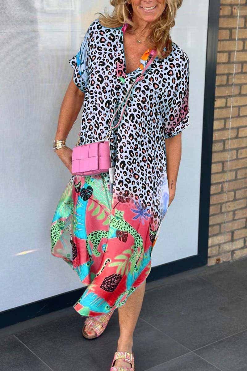 Kaitlyn™ Summer Dress with Tiger Print
