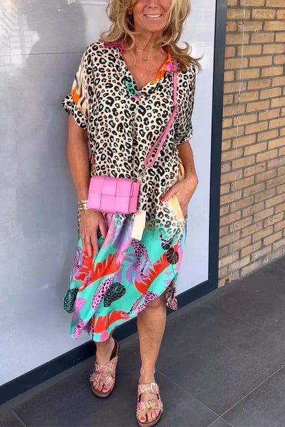 Kaitlyn™ Summer Dress with Tiger Print