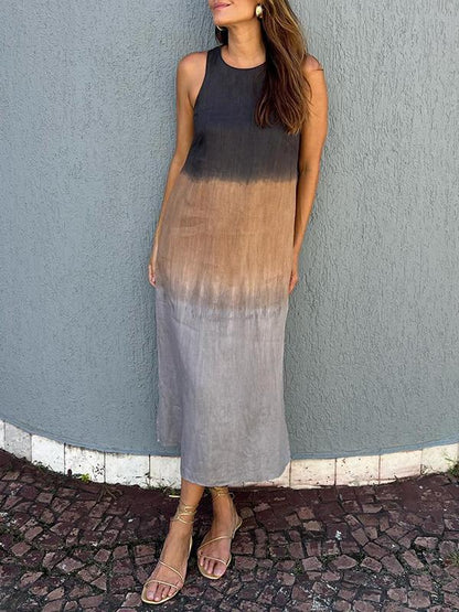 Mira™ | Elegant Print Dress