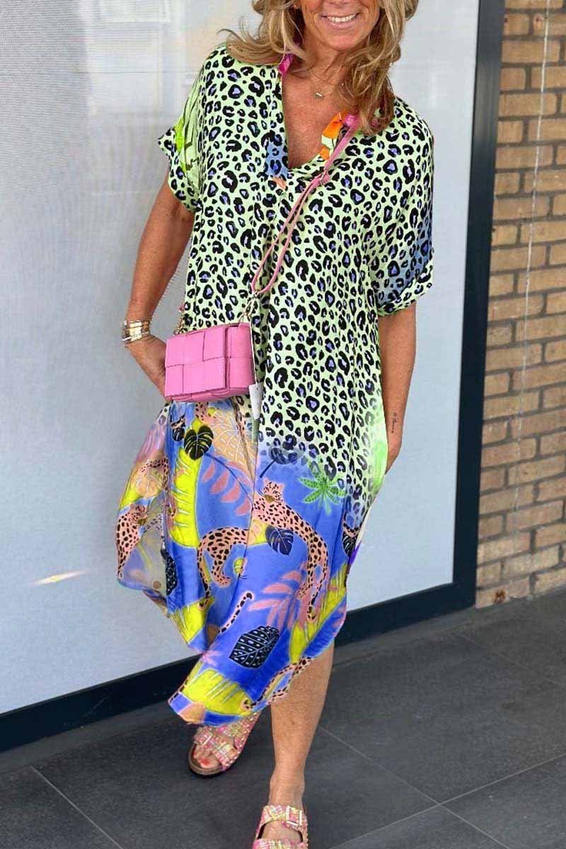 Kaitlyn™ Summer Dress with Tiger Print