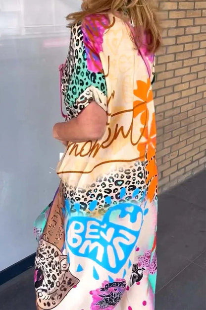 Kaitlyn™ Summer Dress with Tiger Print