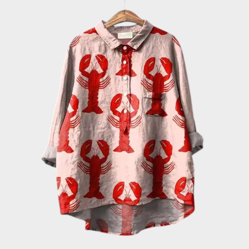 VIOLETTA™  | Oversized Floral Blouse