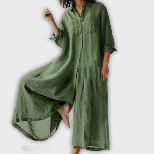 Plus Size Button-Up Shirt Dresses