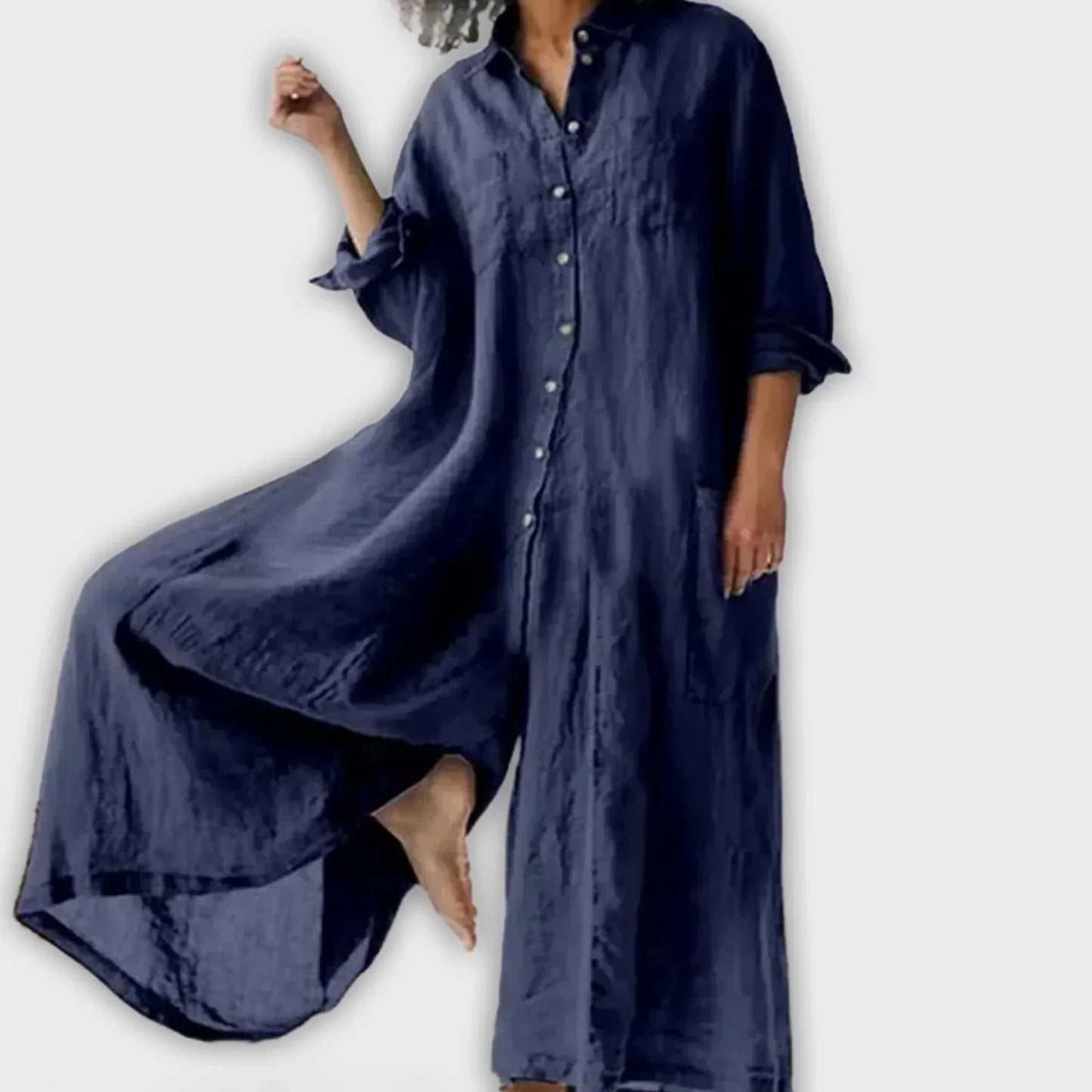 Plus Size Button-Up Shirt Dresses