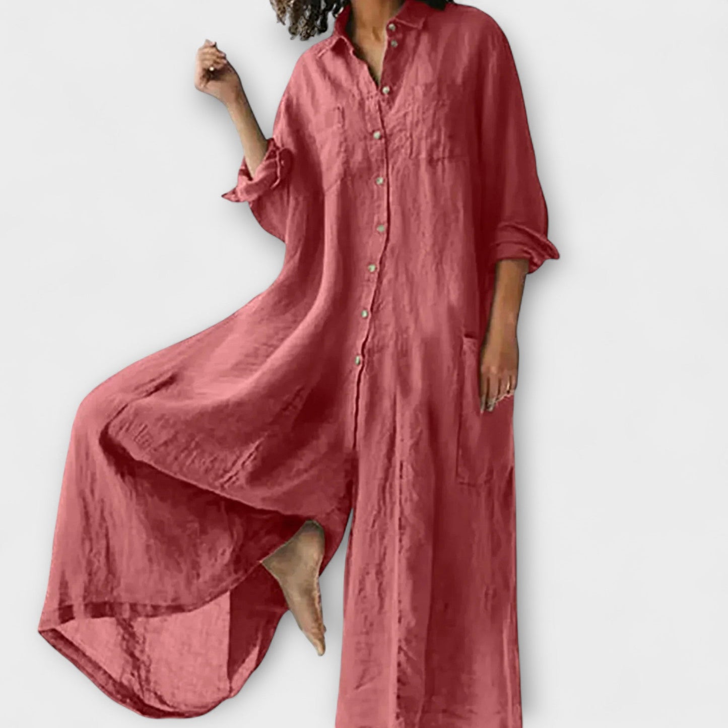 Wide and Comfortable Jumper Suit Peyton™