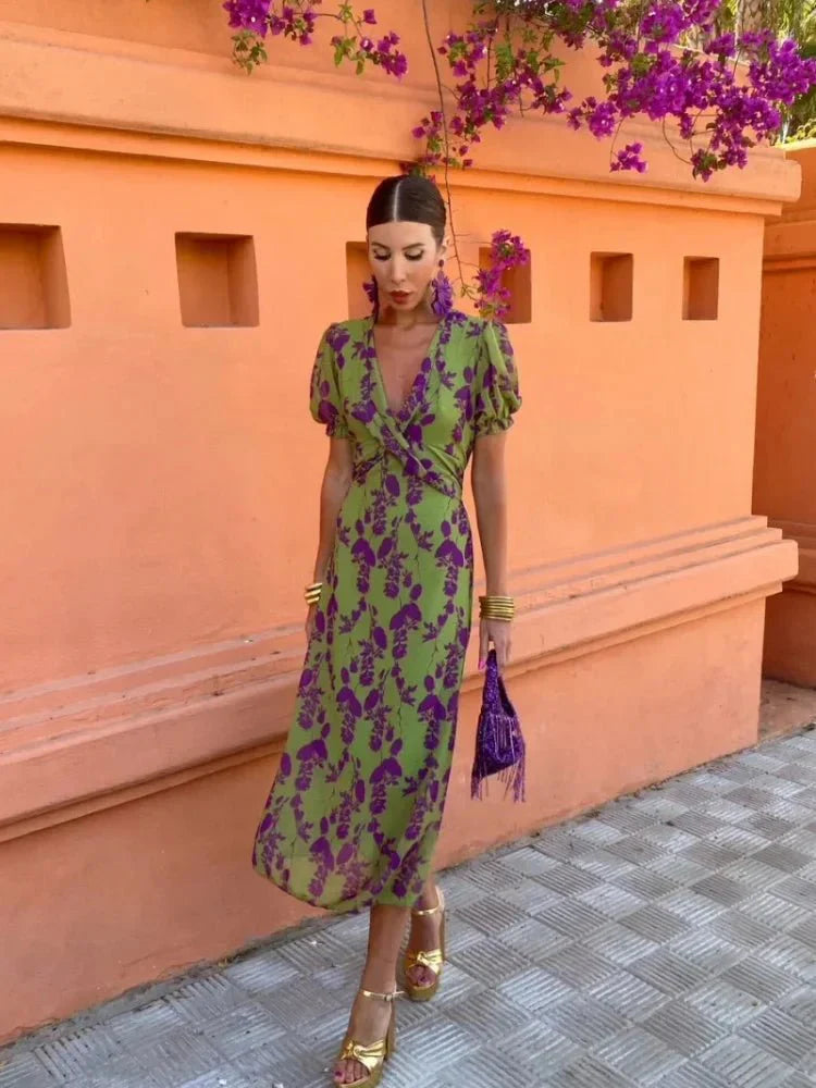 MELIS | Elegant Printed Dress