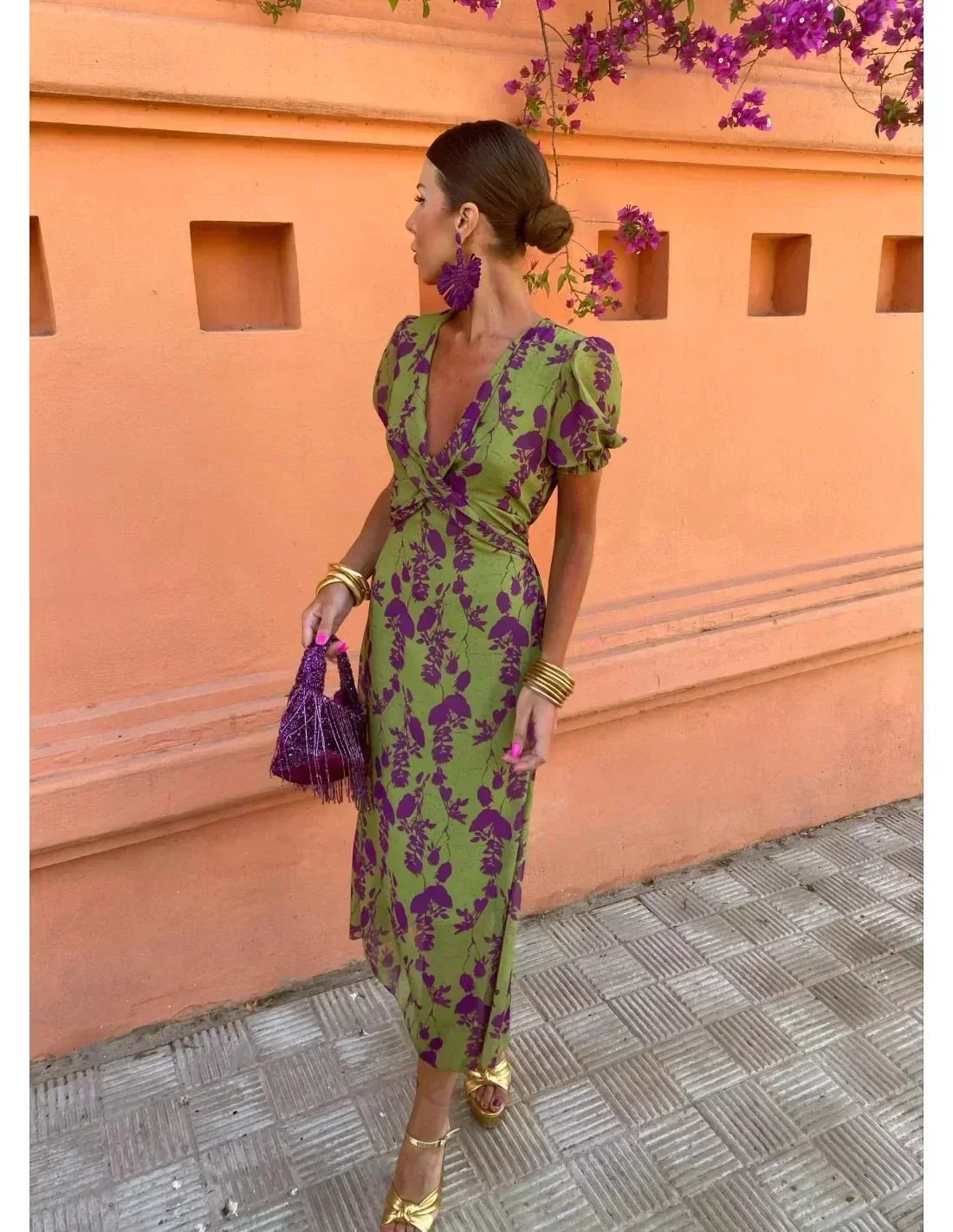MELIS | Elegant Printed Dress