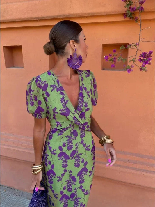 MELIS | Elegant Printed Dress