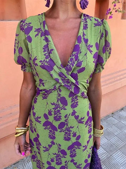MELIS | Elegant Printed Dress