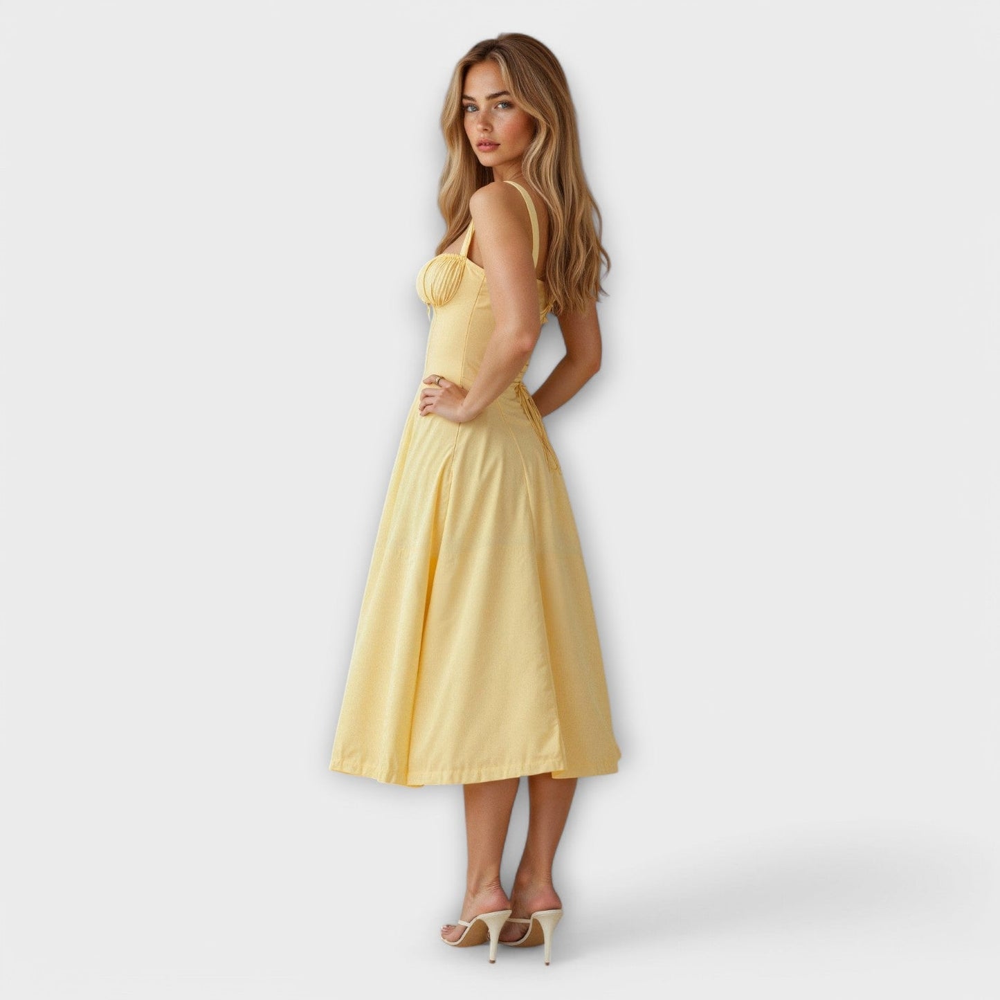 Midi Dress with Pockets - Kiona