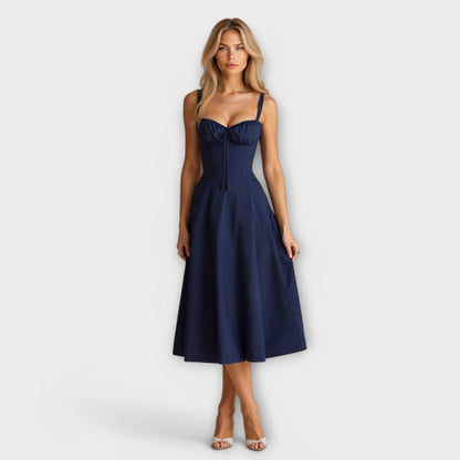 Midi Dress with Pockets - Kiona