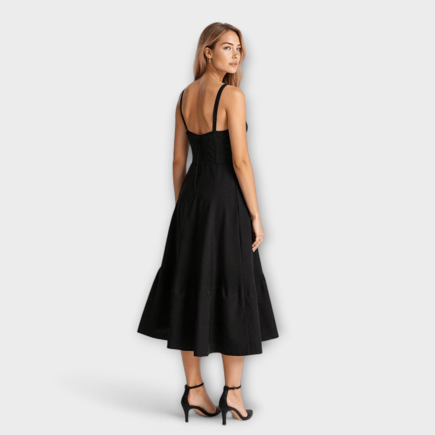 Midi Dress with Pockets - Kiona